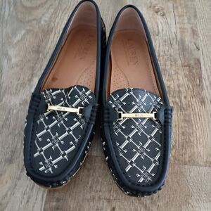 Lauren‎ Ralph Lauren women's heritage logo Briony Driver Navy 6.5